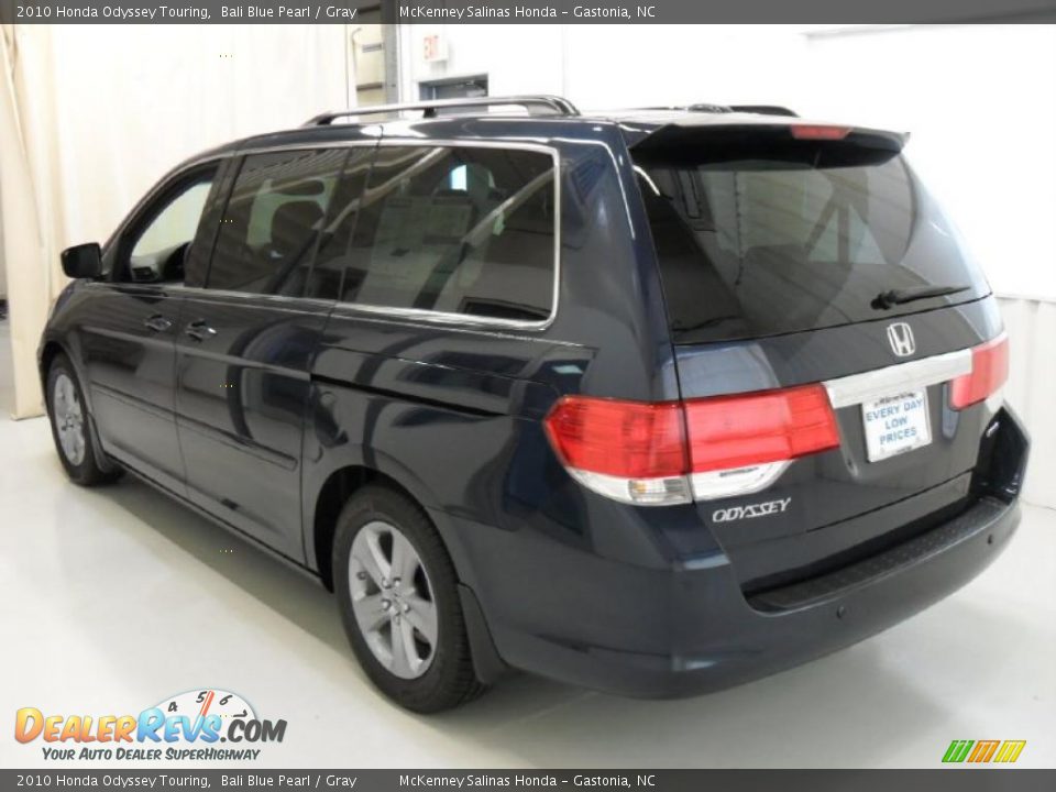 2010 Honda Odyssey Touring Bali Blue Pearl / Gray Photo #2