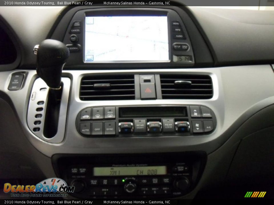 2010 Honda Odyssey Touring Bali Blue Pearl / Gray Photo #14