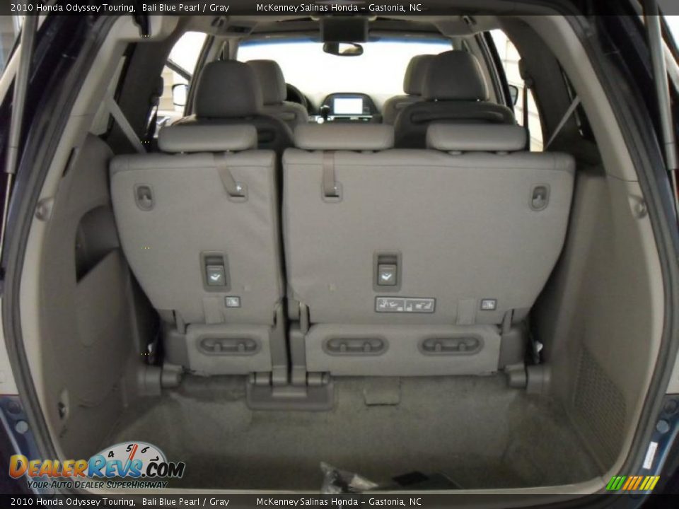 2010 Honda Odyssey Touring Bali Blue Pearl / Gray Photo #22