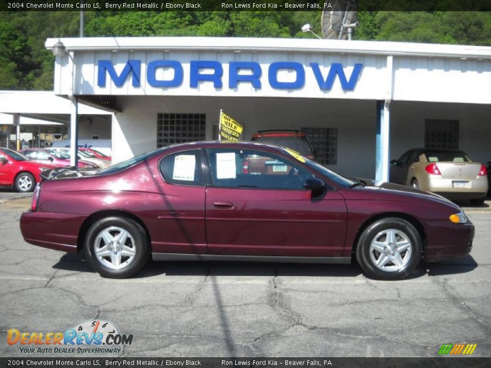 2004 Chevrolet Monte Carlo LS Berry Red Metallic / Ebony Black Photo #1