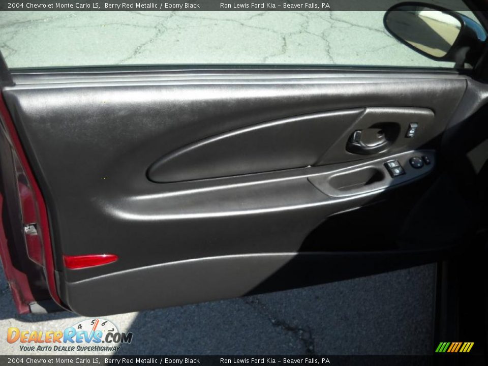 2004 Chevrolet Monte Carlo LS Berry Red Metallic / Ebony Black Photo #6