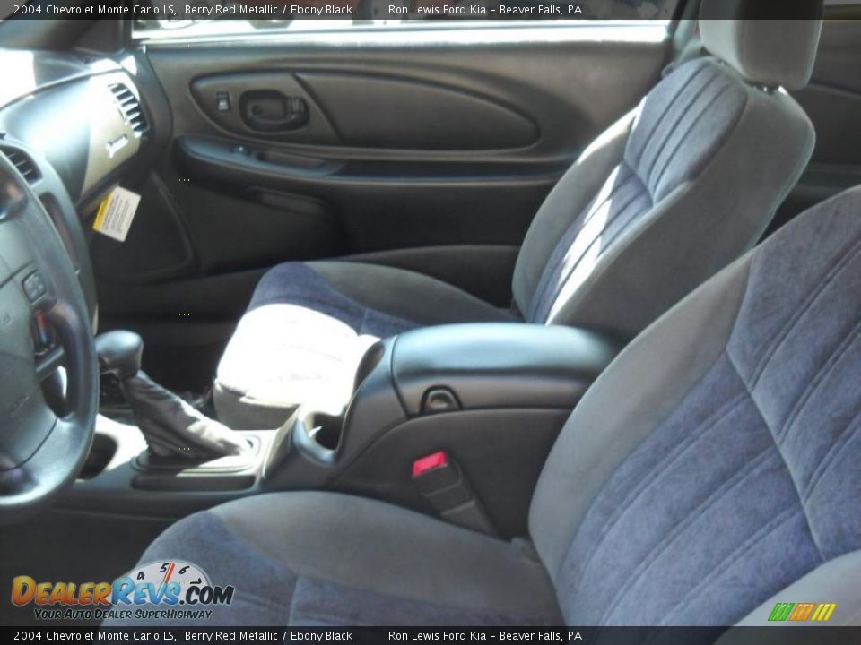 2004 Chevrolet Monte Carlo LS Berry Red Metallic / Ebony Black Photo #8