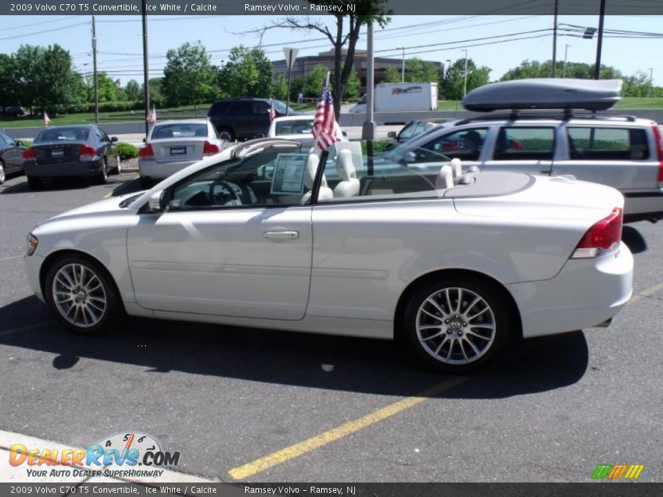 2009 Volvo C70 T5 Convertible Ice White / Calcite Photo #6 ...