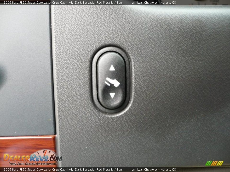 2006 Ford F350 Super Duty Lariat Crew Cab 4x4 Dark Toreador Red Metallic / Tan Photo #24