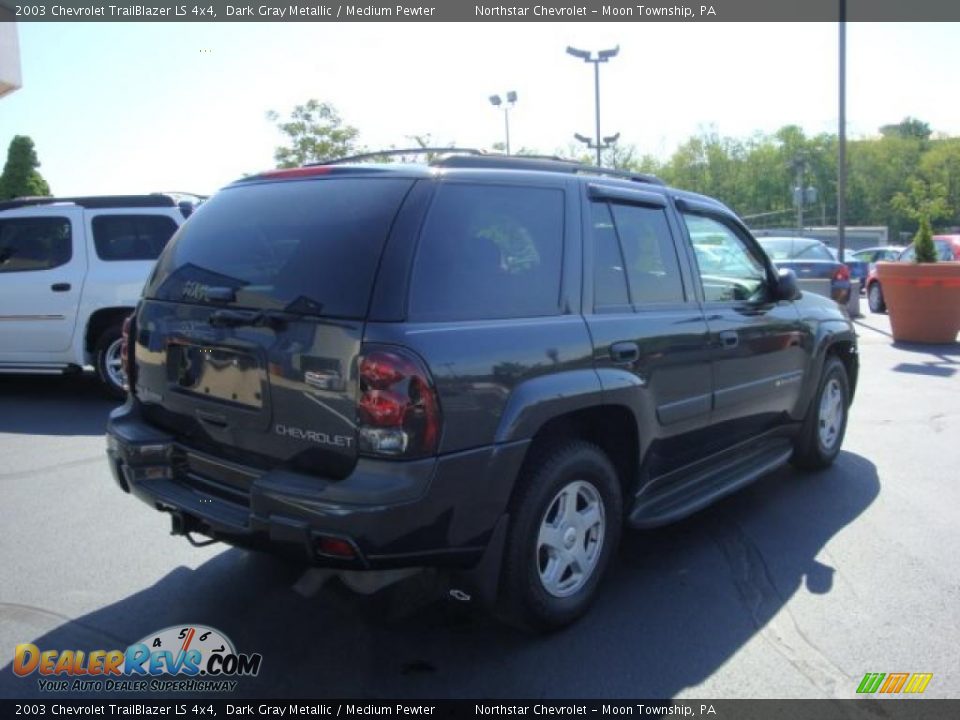 2003 Chevrolet TrailBlazer LS 4x4 Dark Gray Metallic / Medium Pewter Photo #3