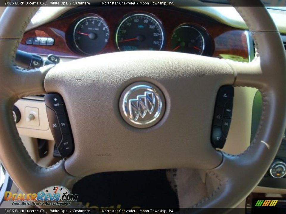 2006 Buick Lucerne CXL White Opal / Cashmere Photo #17