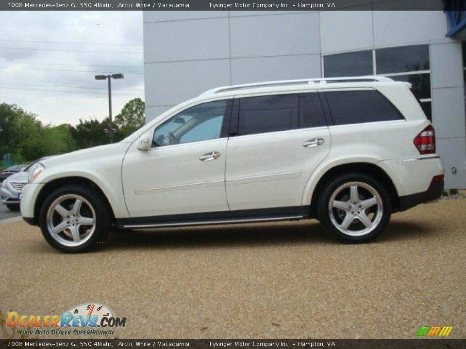 2008 MercedesBenz GL 550 4Matic Arctic White / Macadamia Photo 3
