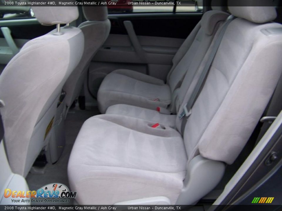 2008 Toyota Highlander 4WD Magnetic Gray Metallic / Ash Gray Photo #8