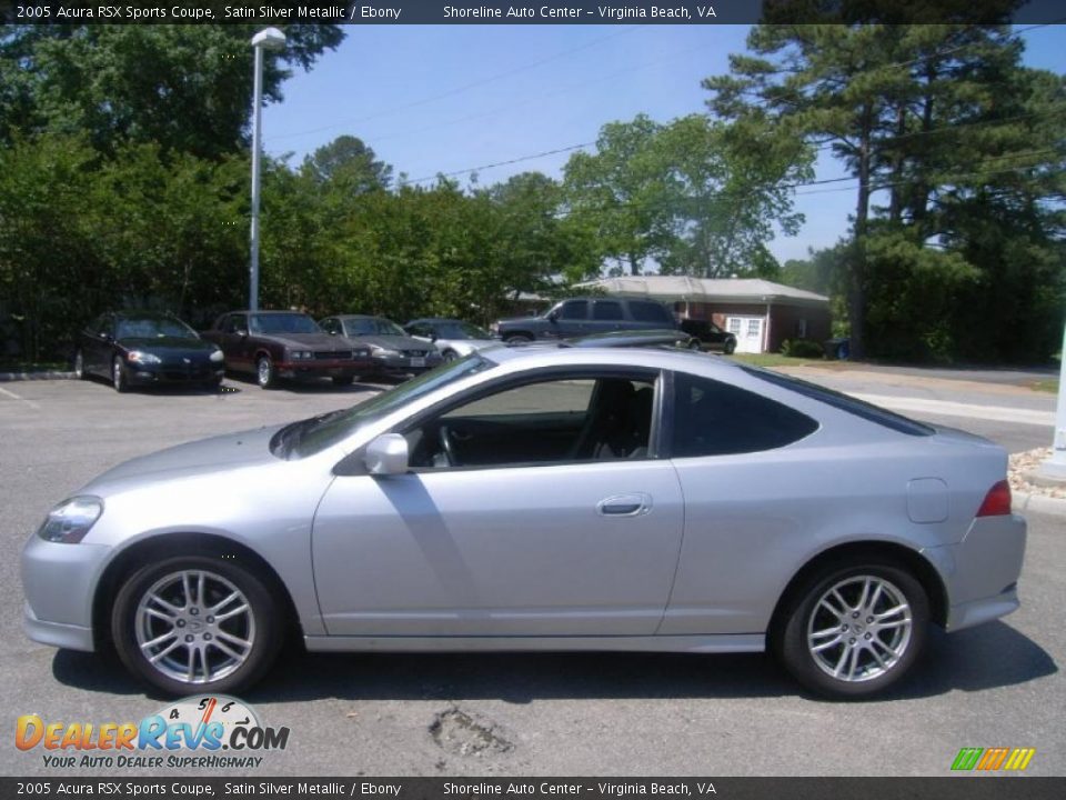 2005 Acura RSX Sports Coupe Satin Silver Metallic / Ebony Photo #2