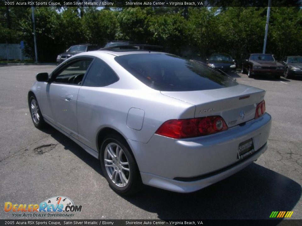 2005 Acura RSX Sports Coupe Satin Silver Metallic / Ebony Photo #3