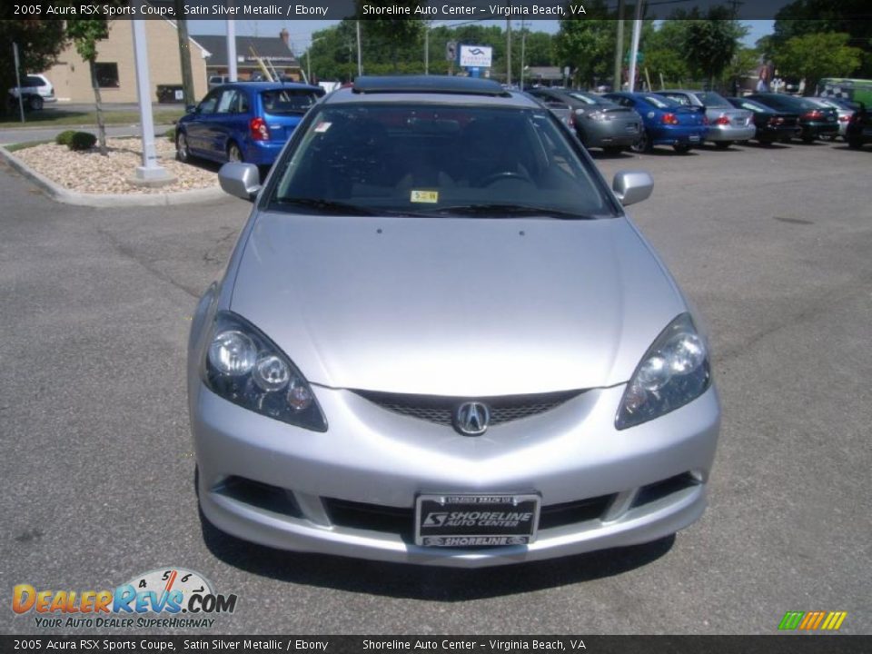 2005 Acura RSX Sports Coupe Satin Silver Metallic / Ebony Photo #8