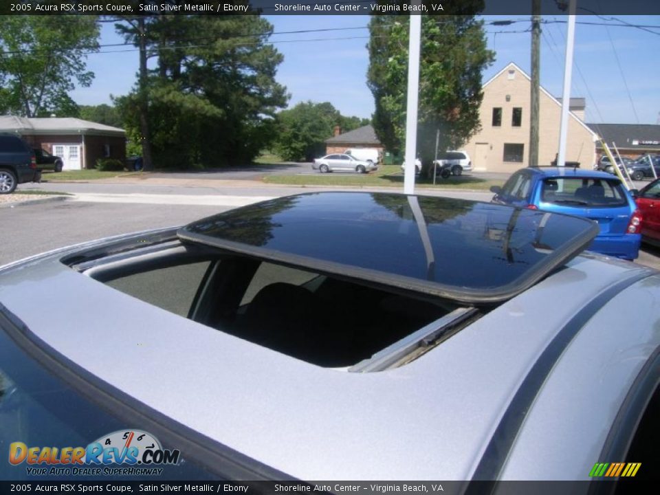 2005 Acura RSX Sports Coupe Satin Silver Metallic / Ebony Photo #9