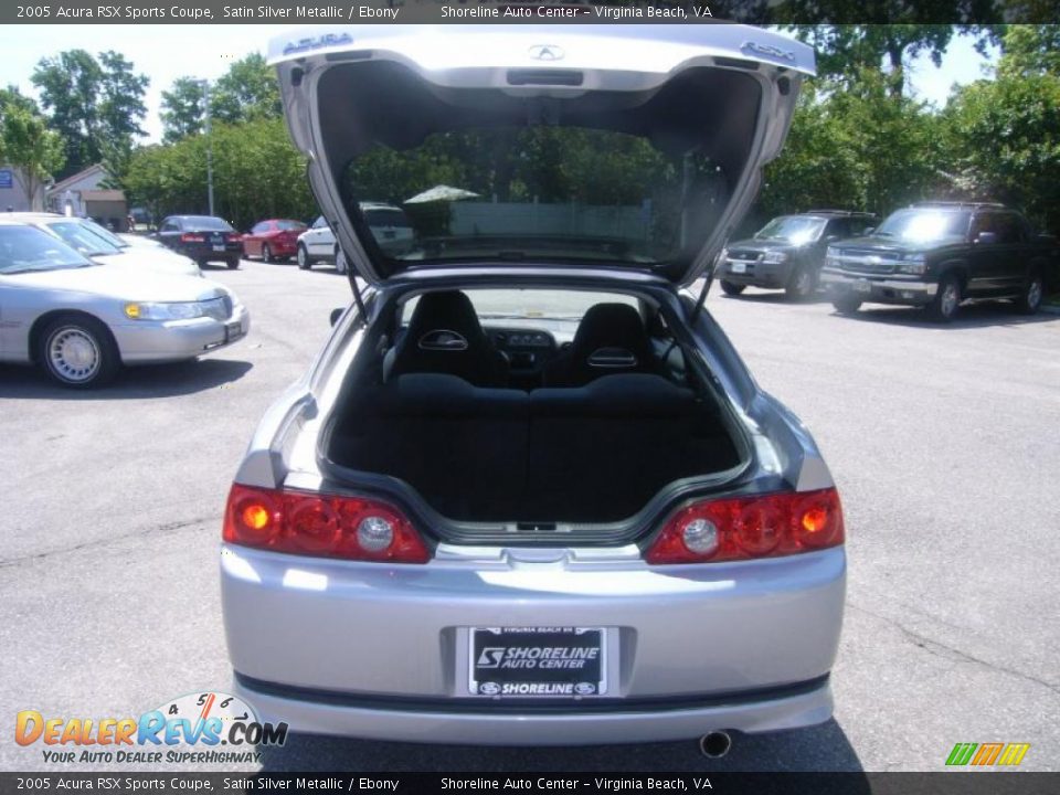2005 Acura RSX Sports Coupe Satin Silver Metallic / Ebony Photo #11