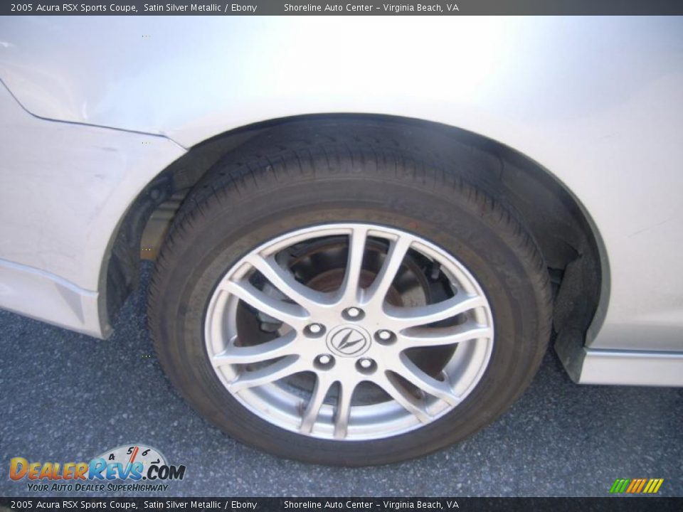 2005 Acura RSX Sports Coupe Satin Silver Metallic / Ebony Photo #14