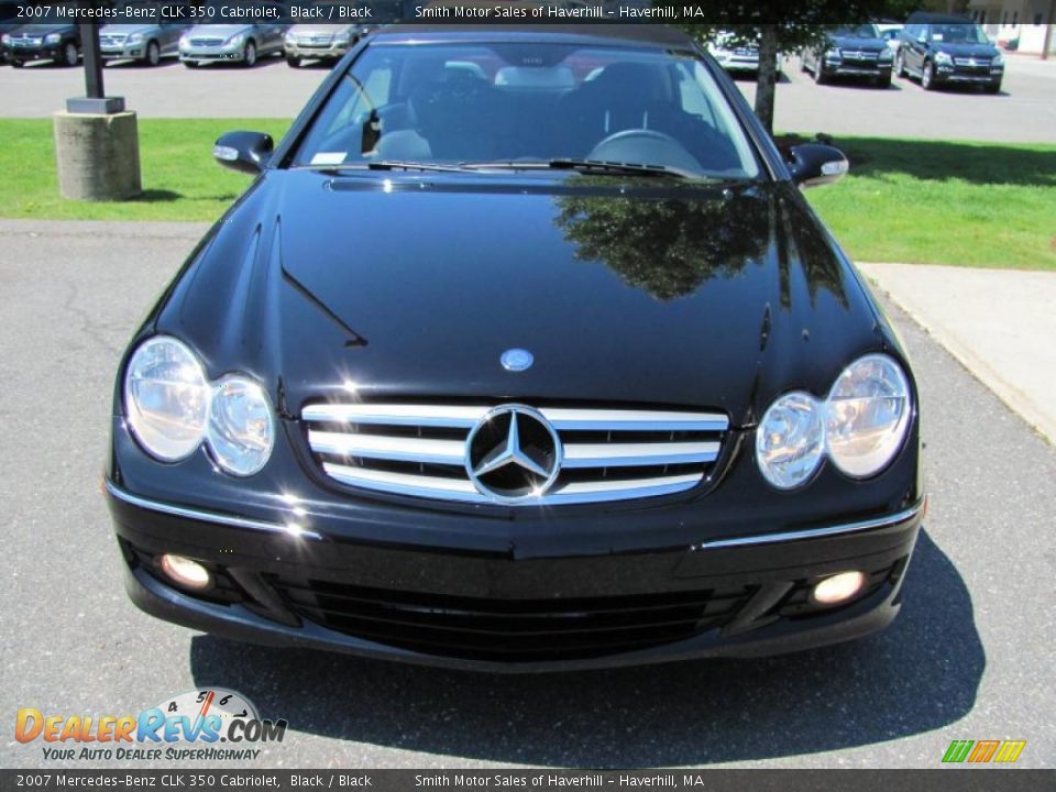 2007 Mercedes-Benz CLK 350 Cabriolet Black / Black Photo #1