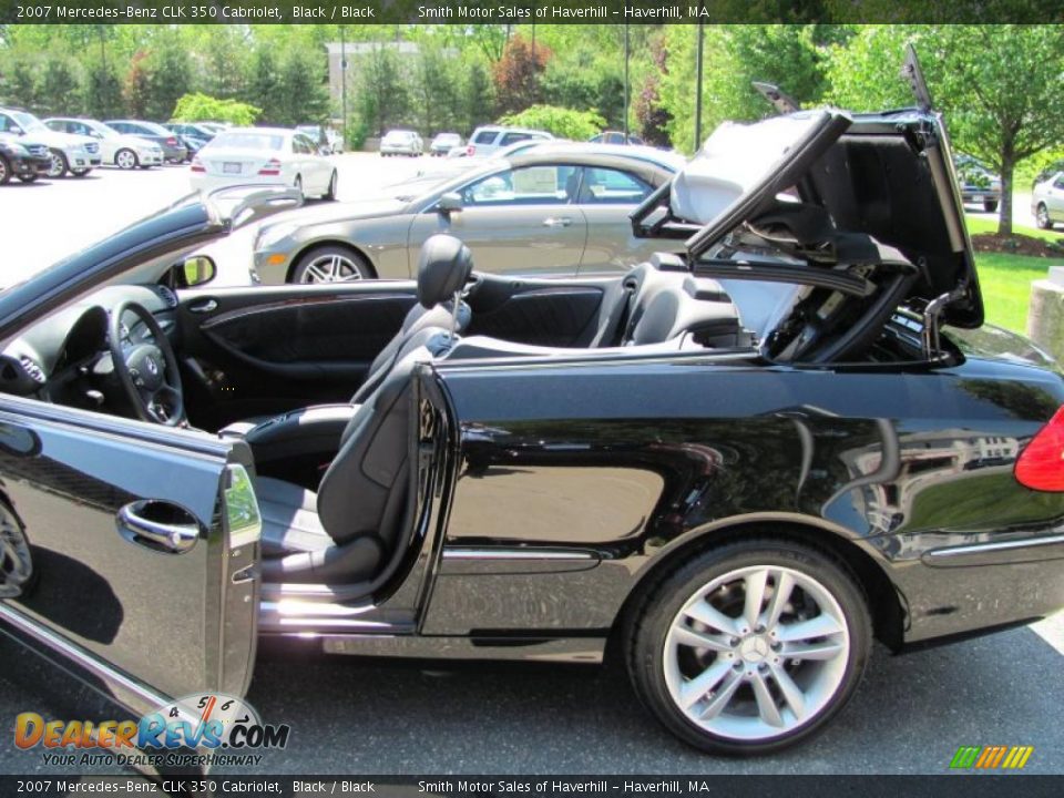 2007 Mercedes-Benz CLK 350 Cabriolet Black / Black Photo #8
