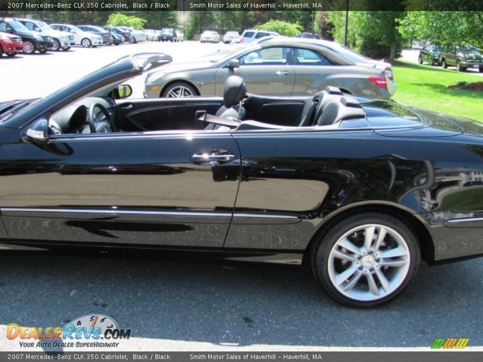 2007 Mercedes-Benz CLK 350 Cabriolet Black / Black Photo #9