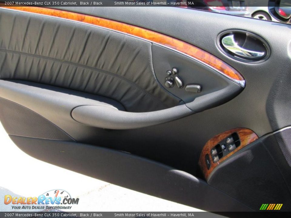 2007 Mercedes-Benz CLK 350 Cabriolet Black / Black Photo #14