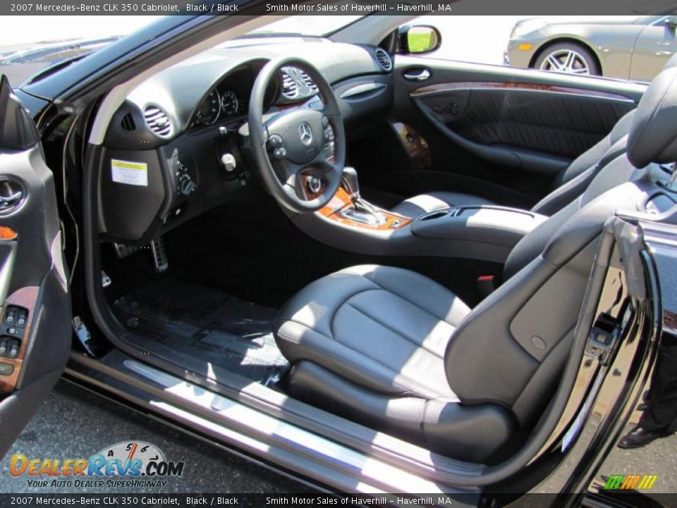 2007 Mercedes-Benz CLK 350 Cabriolet Black / Black Photo #15
