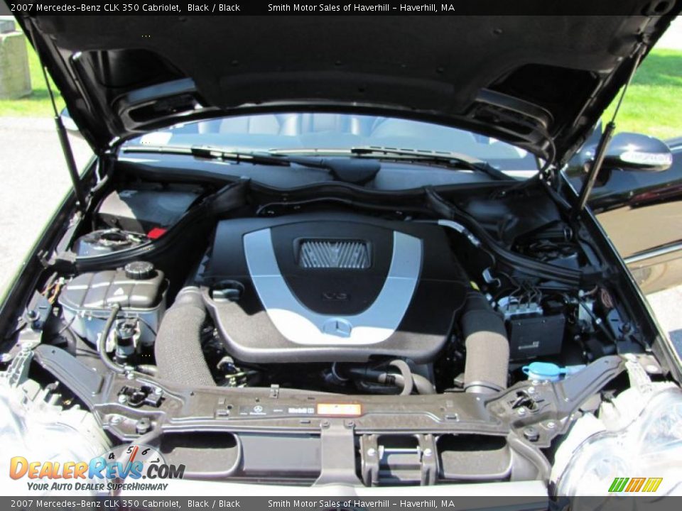 2007 Mercedes-Benz CLK 350 Cabriolet Black / Black Photo #17