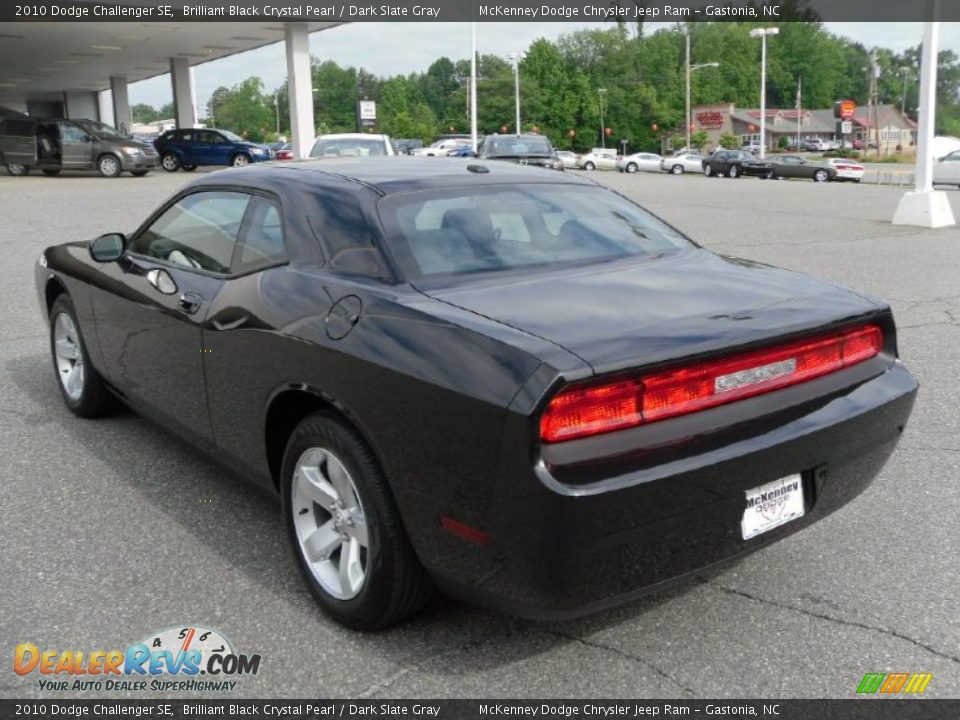 2010 Dodge Challenger SE Brilliant Black Crystal Pearl / Dark Slate Gray Photo #2