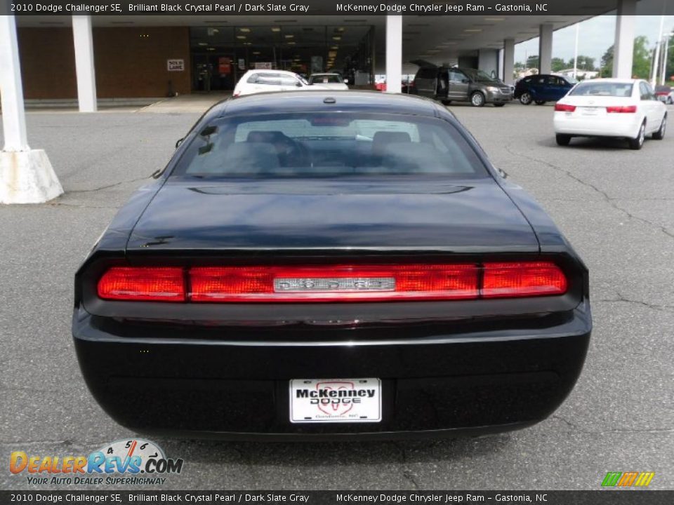 2010 Dodge Challenger SE Brilliant Black Crystal Pearl / Dark Slate Gray Photo #3