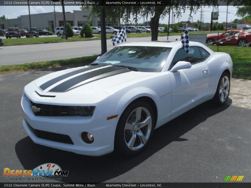 2010 Chevrolet Camaro SS/RS Coupe Summit White / Black Photo #1