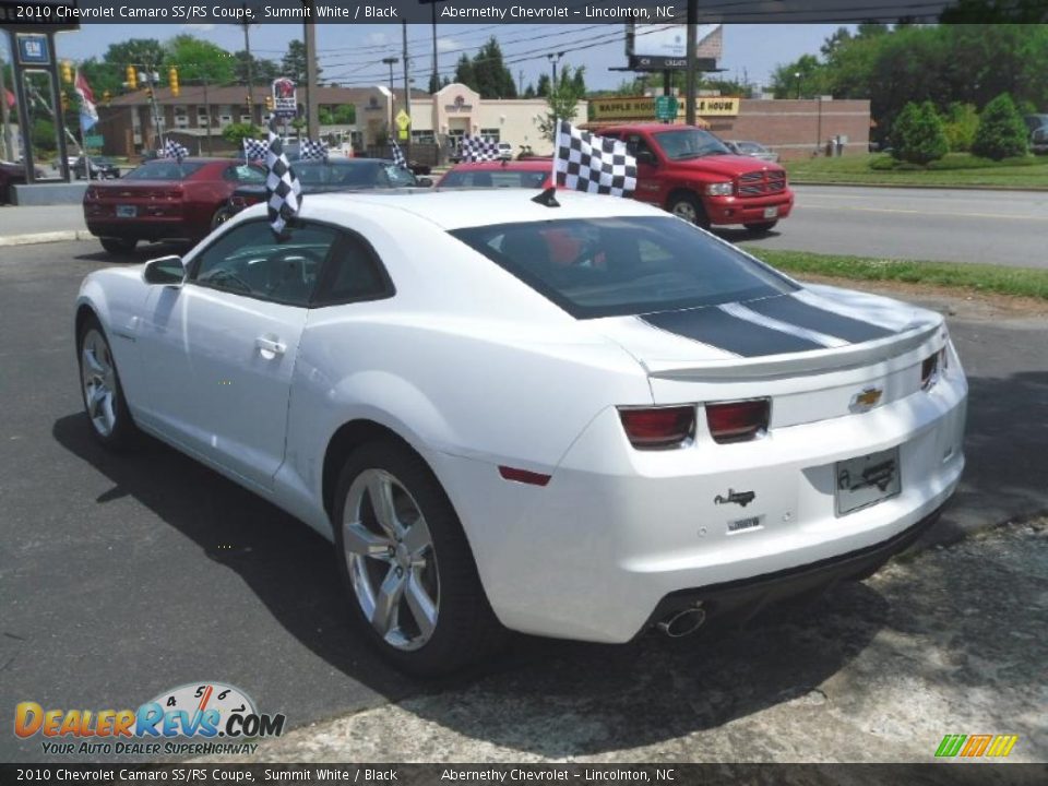 2010 Chevrolet Camaro SS/RS Coupe Summit White / Black Photo #2