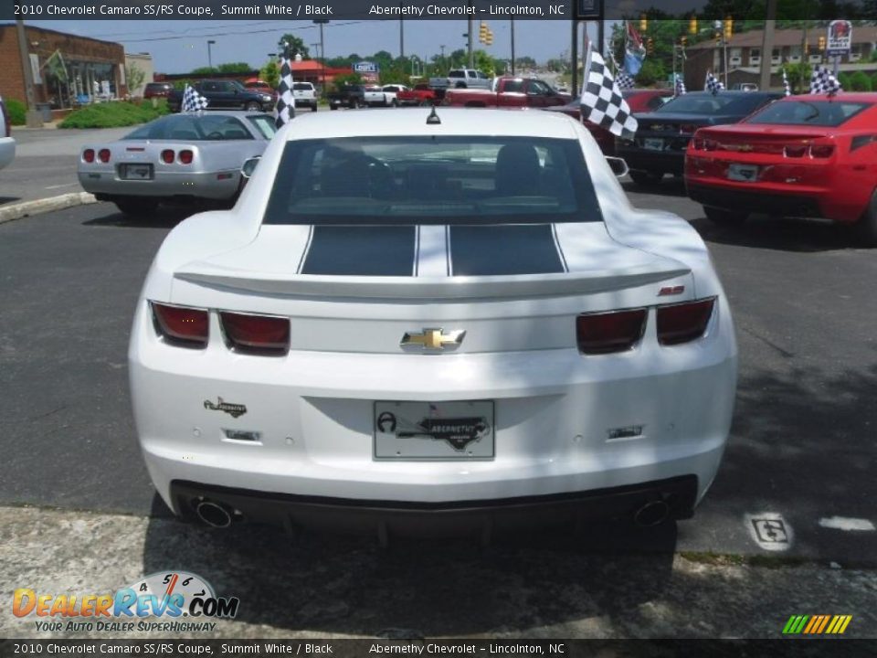 2010 Chevrolet Camaro SS/RS Coupe Summit White / Black Photo #3