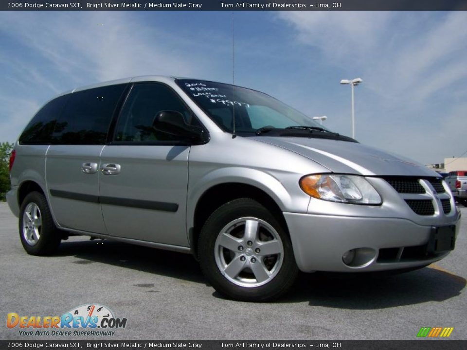 2006 Dodge Caravan SXT Bright Silver Metallic / Medium Slate Gray Photo #1