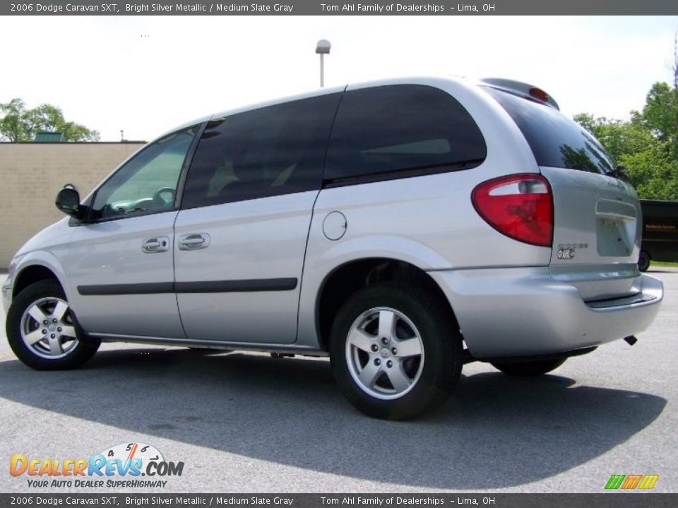 2006 Dodge Caravan SXT Bright Silver Metallic / Medium Slate Gray Photo #3
