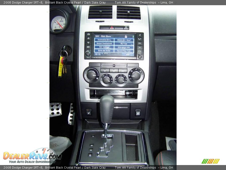 2008 Dodge Charger SRT-8 Brilliant Black Crystal Pearl / Dark Slate Gray Photo #21
