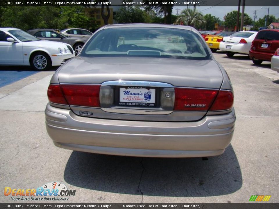 2003 Buick LeSabre Custom Light Bronzemist Metallic / Taupe Photo #7