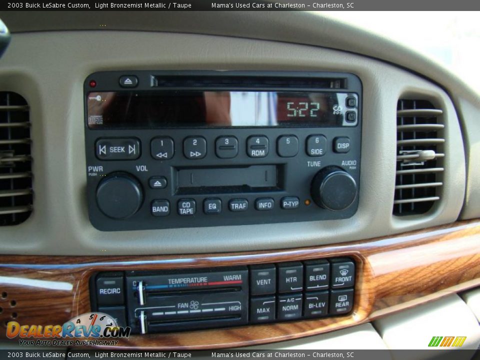 2003 Buick LeSabre Custom Light Bronzemist Metallic / Taupe Photo #22