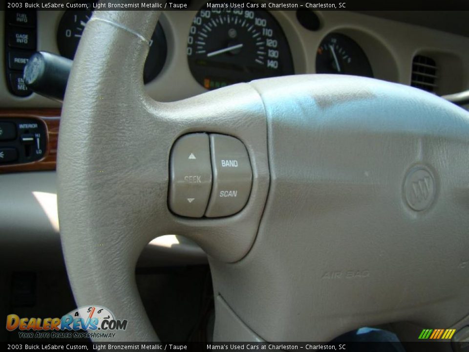 2003 Buick LeSabre Custom Light Bronzemist Metallic / Taupe Photo #24