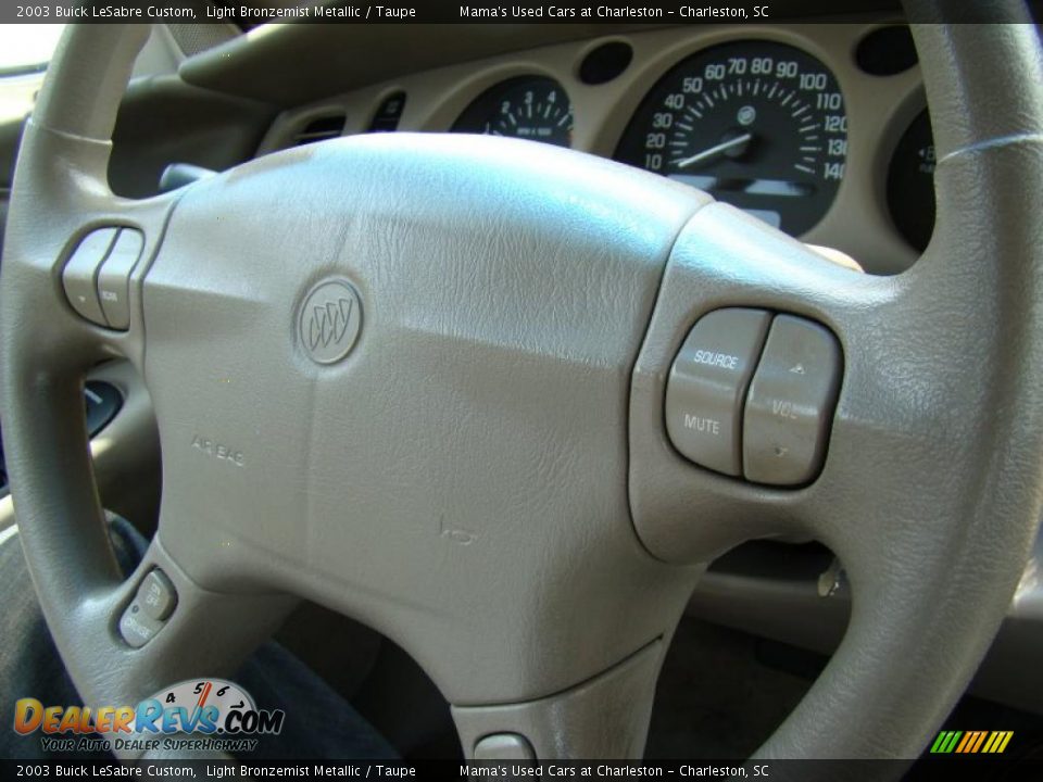 2003 Buick LeSabre Custom Light Bronzemist Metallic / Taupe Photo #25