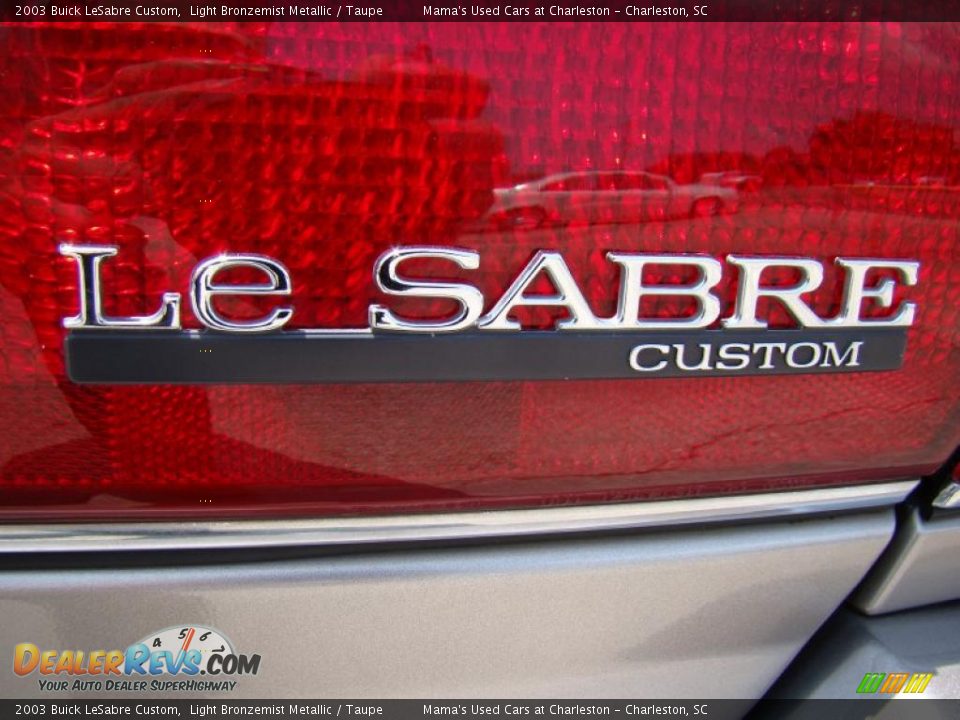 2003 Buick LeSabre Custom Light Bronzemist Metallic / Taupe Photo #35