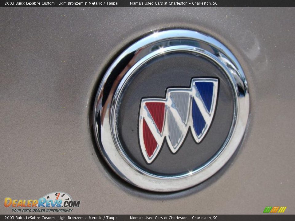 2003 Buick LeSabre Custom Light Bronzemist Metallic / Taupe Photo #36