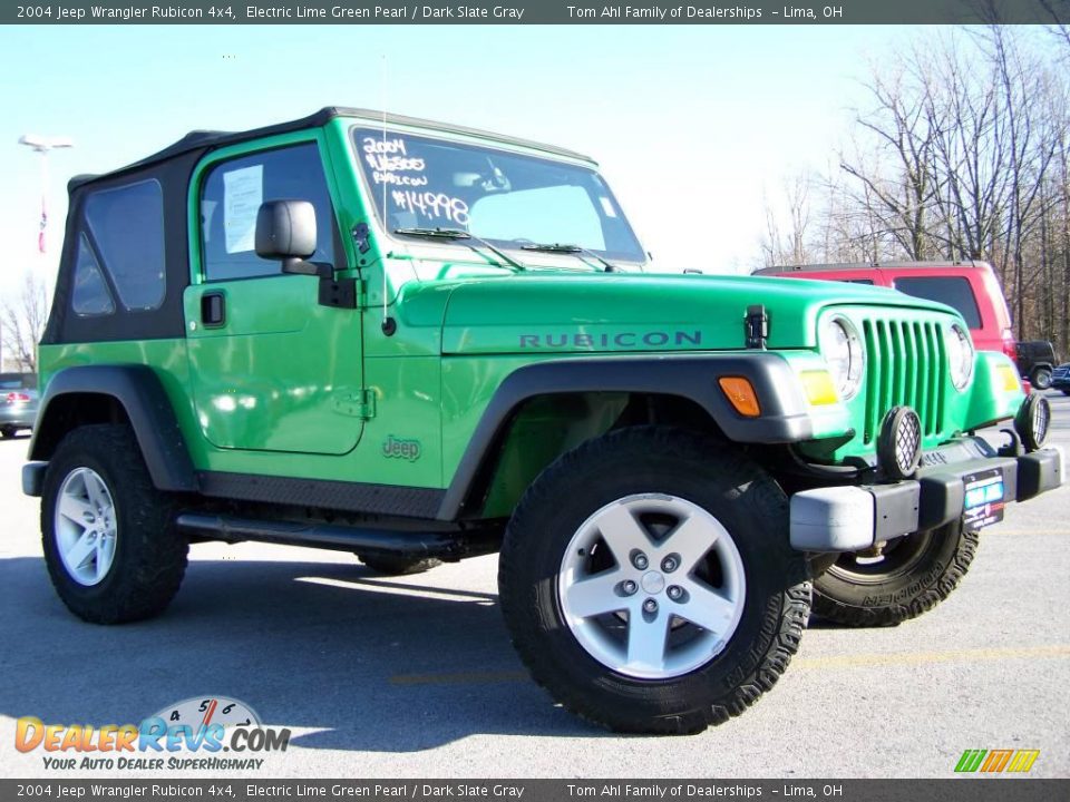 2004 Lime green jeep wrangler #3