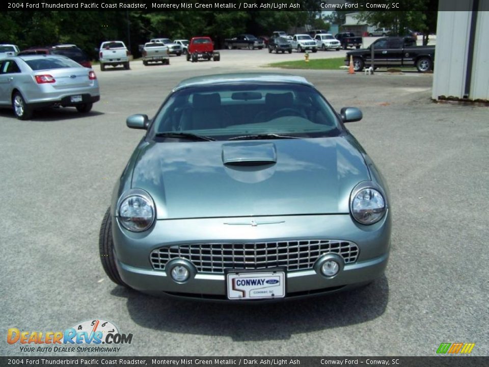 2004 Ford Thunderbird Pacific Coast Roadster Monterey Mist Green Metallic / Dark Ash/Light Ash Photo #2