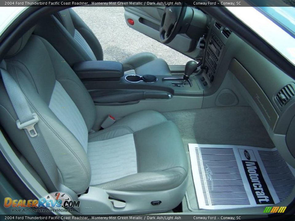 2004 Ford Thunderbird Pacific Coast Roadster Monterey Mist Green Metallic / Dark Ash/Light Ash Photo #15