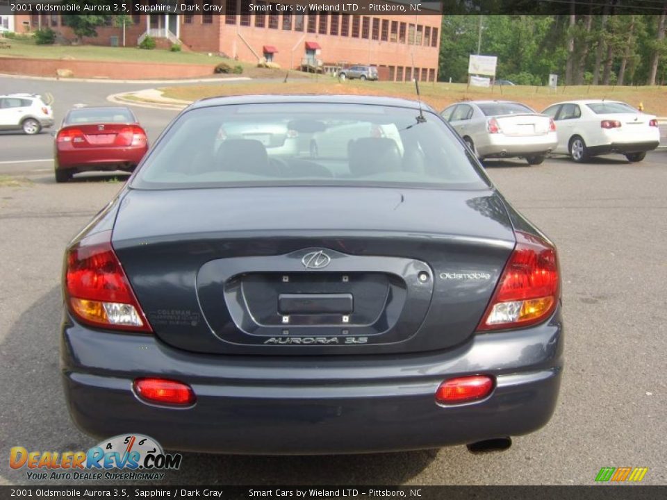 2001 Oldsmobile Aurora 3.5 Sapphire / Dark Gray Photo #4