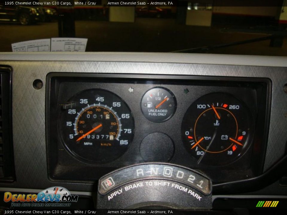 1995 Chevrolet Chevy Van G30 Cargo White / Gray Photo #32