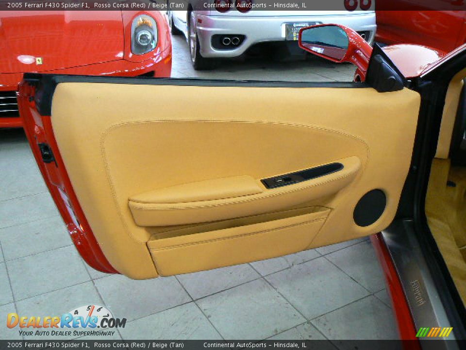 2005 Ferrari F430 Spider F1 Rosso Corsa (Red) / Beige (Tan) Photo #9