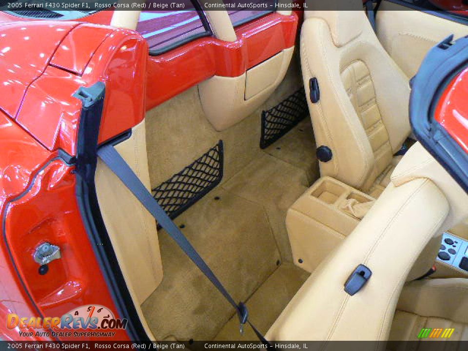 2005 Ferrari F430 Spider F1 Rosso Corsa (Red) / Beige (Tan) Photo #10