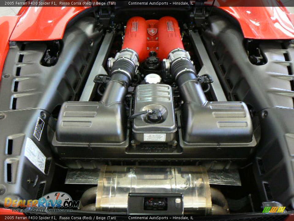 2005 Ferrari F430 Spider F1 Rosso Corsa (Red) / Beige (Tan) Photo #11