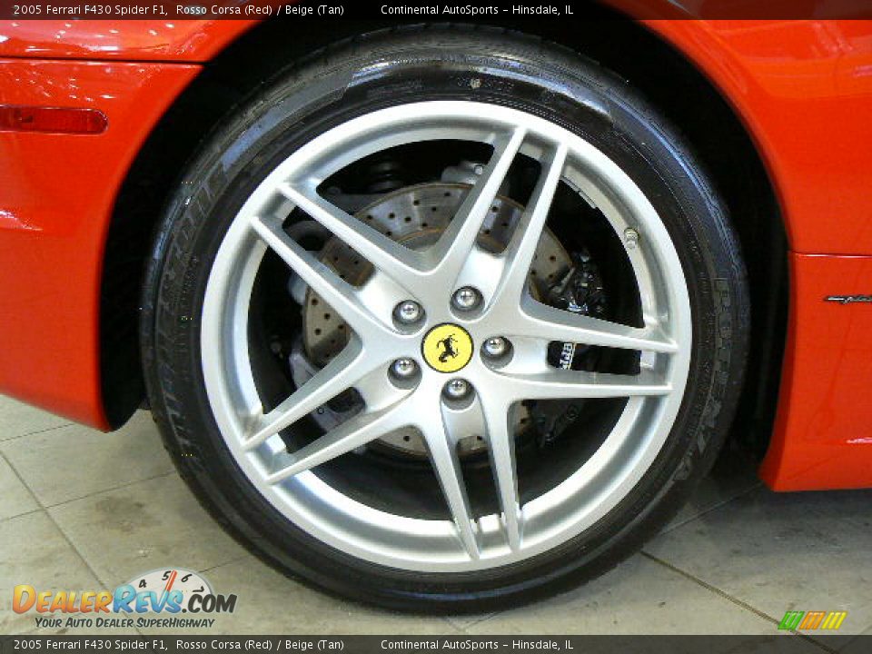 2005 Ferrari F430 Spider F1 Rosso Corsa (Red) / Beige (Tan) Photo #13