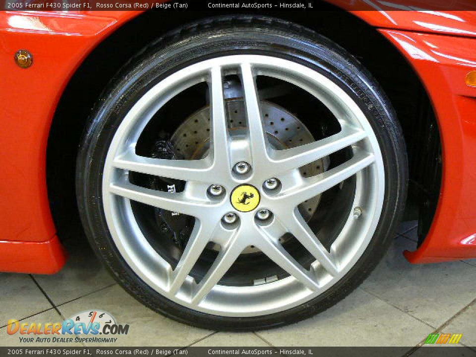 2005 Ferrari F430 Spider F1 Rosso Corsa (Red) / Beige (Tan) Photo #14