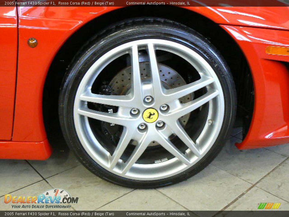2005 Ferrari F430 Spider F1 Rosso Corsa (Red) / Beige (Tan) Photo #15