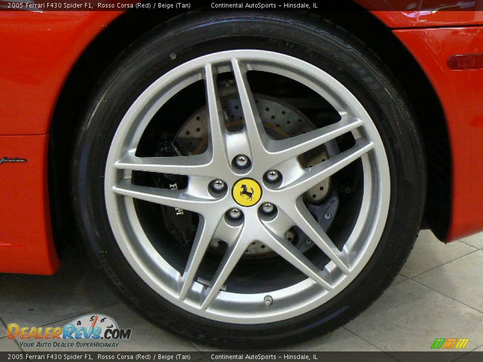 2005 Ferrari F430 Spider F1 Rosso Corsa (Red) / Beige (Tan) Photo #16
